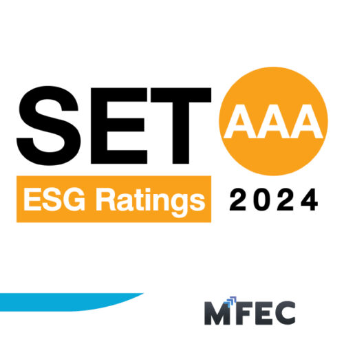 MFEC คว้า “AAA” เรตติ้งหุ้นยั่งยืนระดับสูงสุด จาก SET ESG Ratings